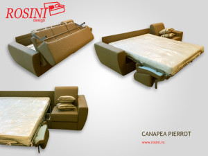 Canapea extensibila Pierrot (4 locuri)